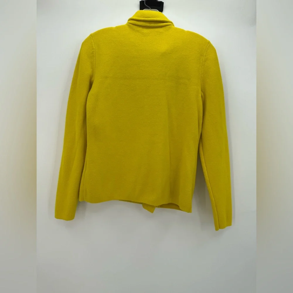 Lauren Ralph Lauren Cotton-Blend Moto Asymmetrical Zip Tailored Jacket SZ-M - Picture 4 of 16